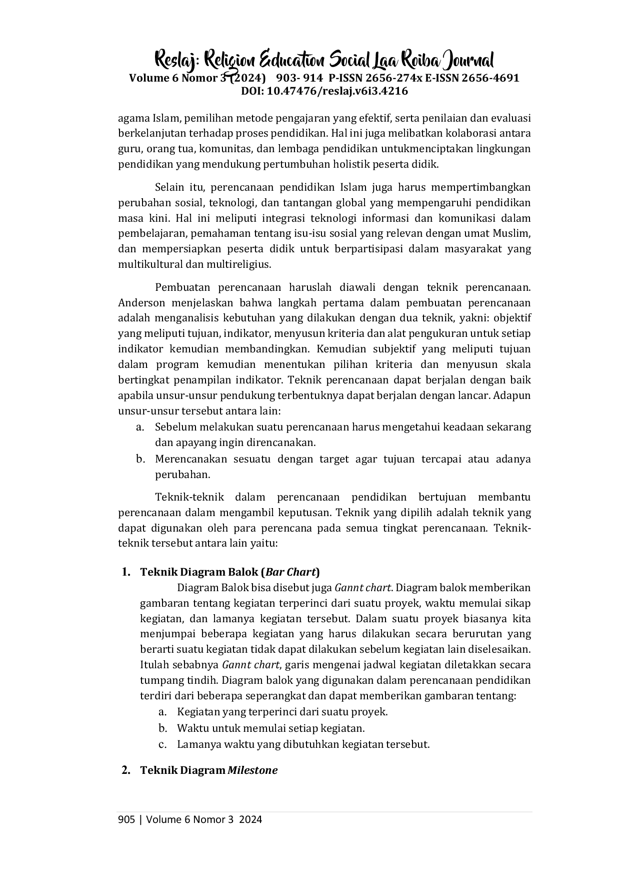 JURIS Teknik Perencanaan Pendidikan Di Madrasah Aliyah Darul Ihsan