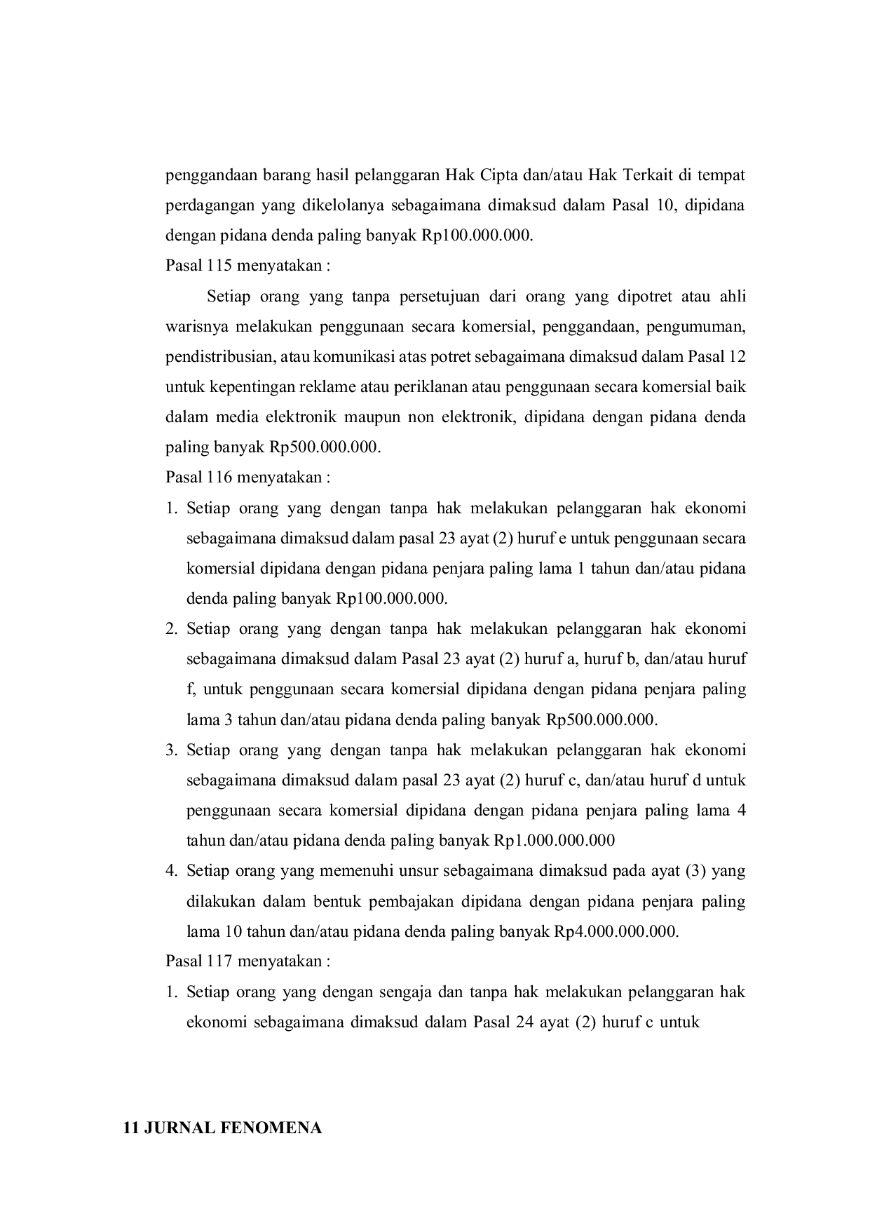 JURIS Kajian Yuridis Terhadap Perlindungan Karya Cipta Seni Batik Khas Situbondo Ditinjau Dari Undang Undang Nomor 28 Tahun 2014 Tentang Hak Cipta