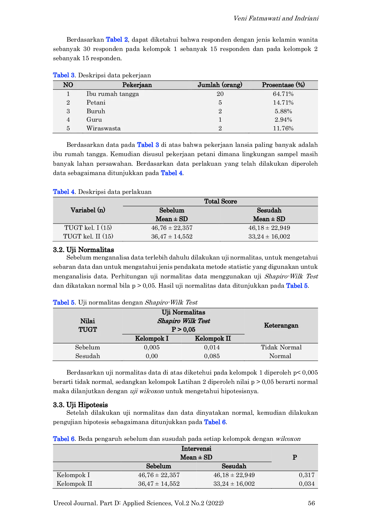 JURIS The Effect of Four Square Step Exercise and Ankle Strategy Exercise on Improving the Balance of the Elderly in Aisyiyah Branch West Palbapang Bantul Yogyakarta