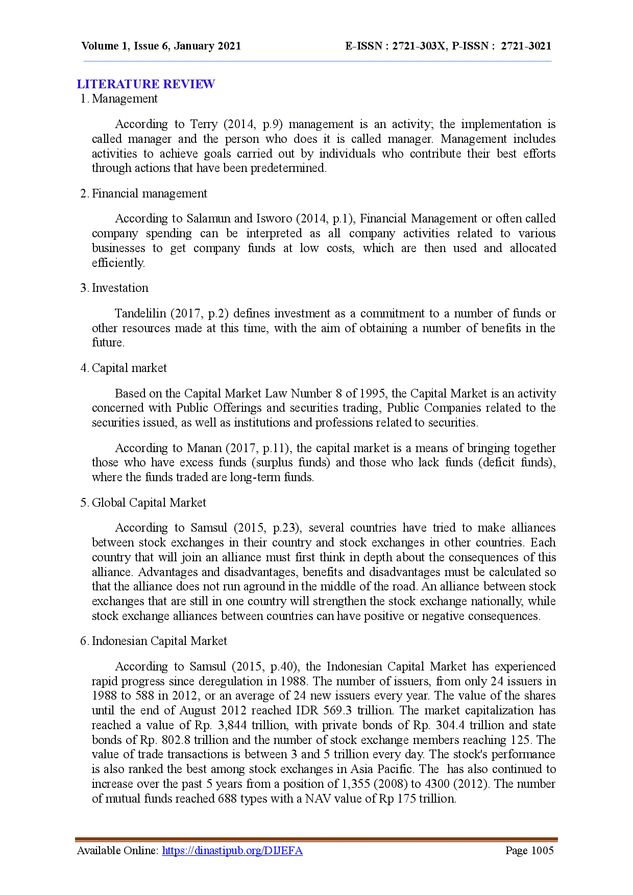 juris Analysis of The Effect of FTSE 100 Nikkei 225 and Dow Jones Industrial Average on Composite Stock Index in Indonesia Stock Exchange