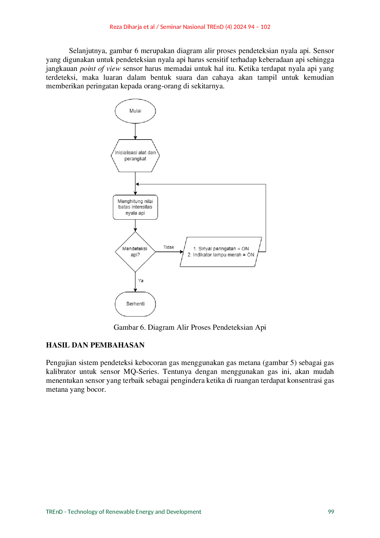 JURIS Rancang Bangun Sistem Proteksi Kebakaran dan Kebocoran Gas pada Pedestal Crane di Anjungan Lepas Pantai