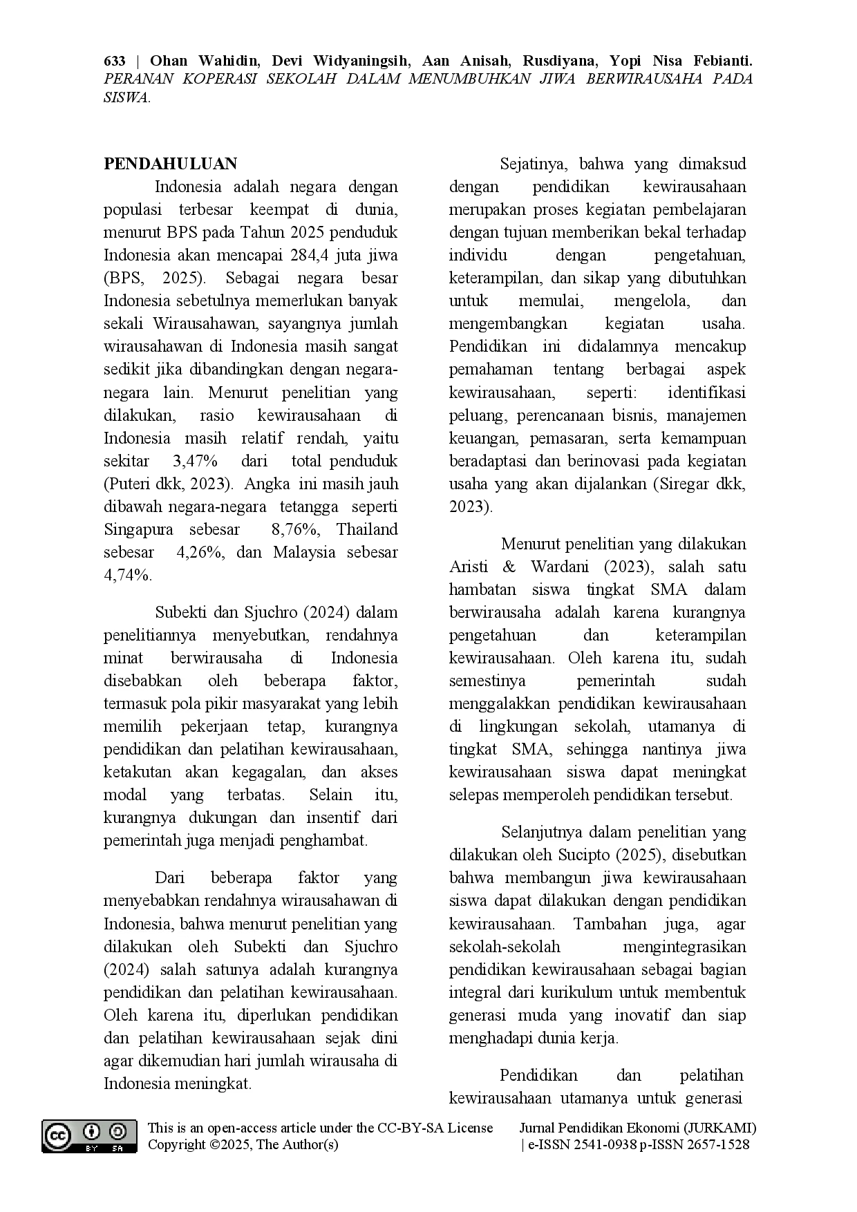 juris The Role of School Cooperatives in Cultivating an Entrepreneurial Spirit in Students