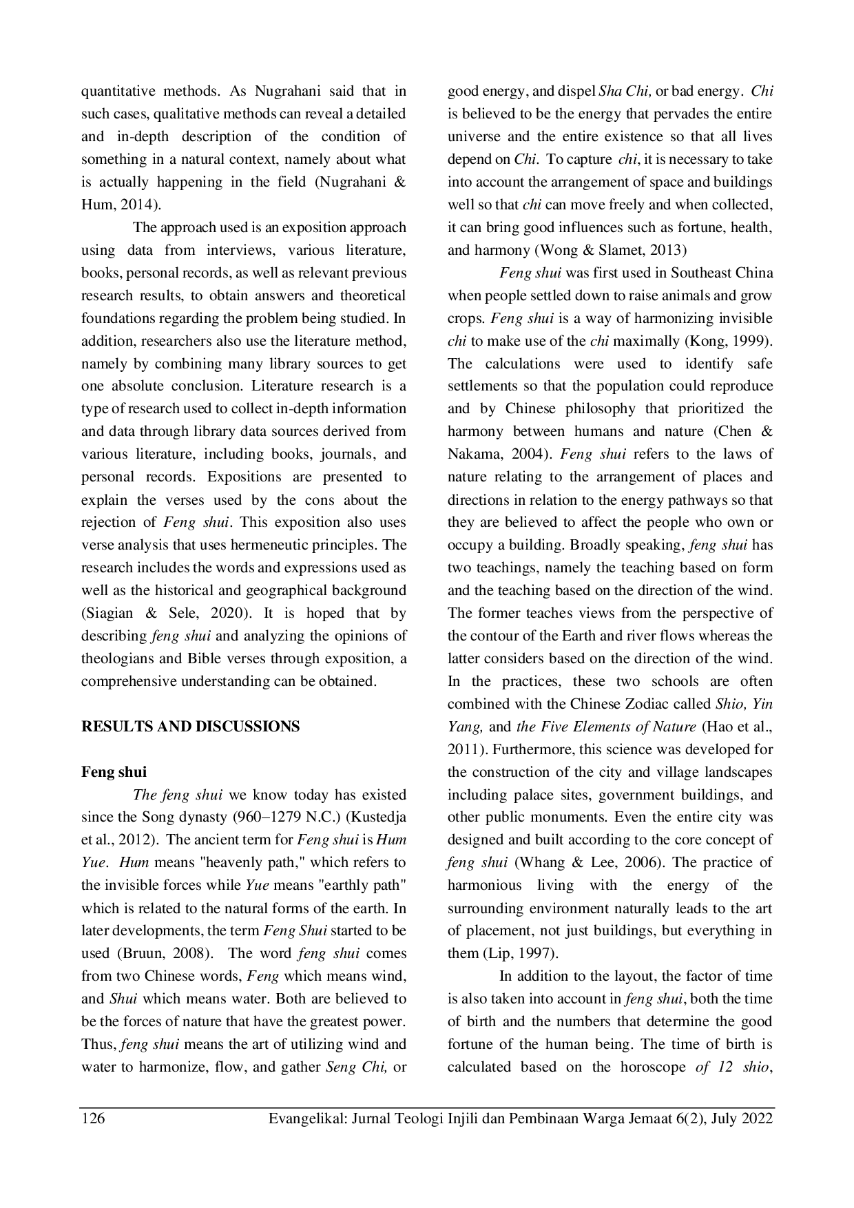 juris Theological Review of the Concept of Feng Shui According to Colossians 2 8