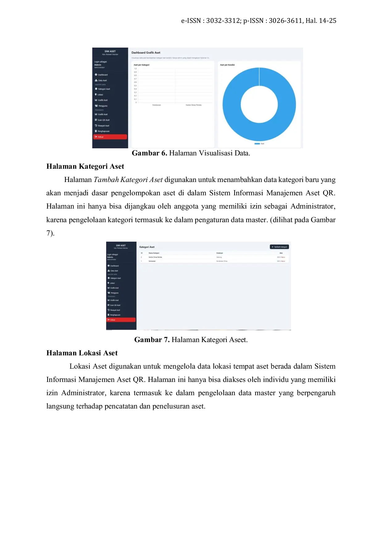 JURIS Sistem Informasi Manajemen Aset Tetap Pemerintah Kabupaten Poleweli Mandar Berbasis Website Menggunaka Qr Code