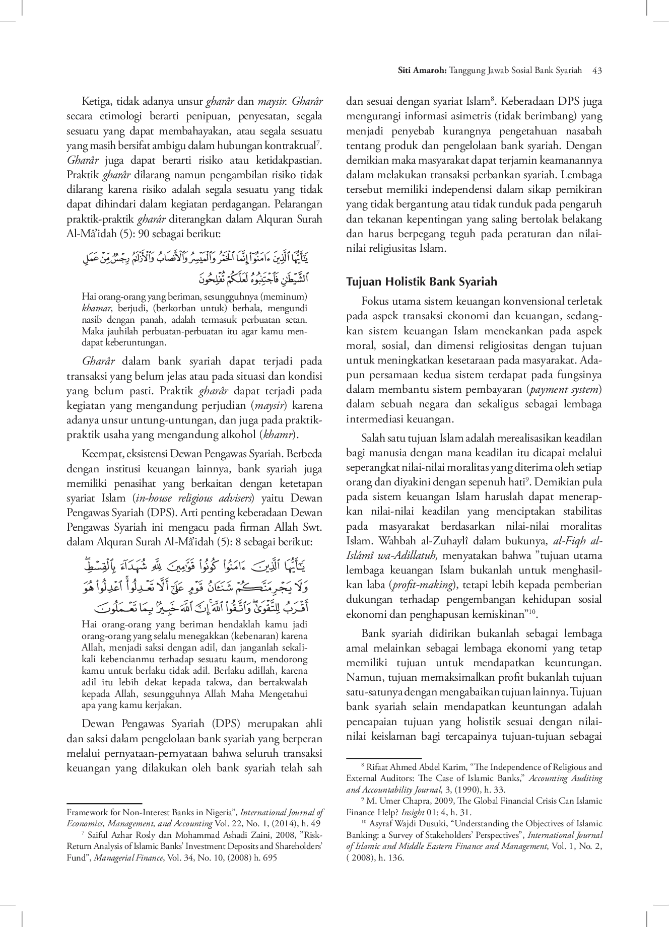 juris Tanggung Jawab Sosial Bank Syariah Terhadap Stakeholder dalam Perspektif Maq shid Syar ah