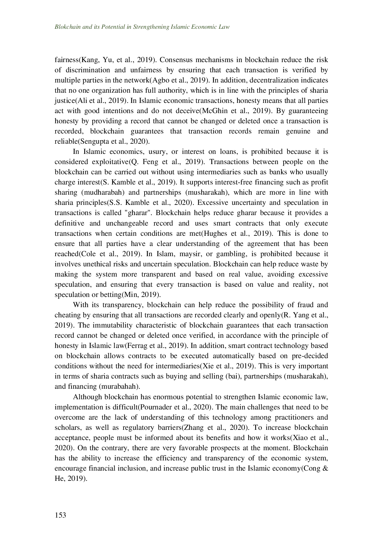 JURIS Blockchain and its Potential in Strengthening Islamic Economic Law