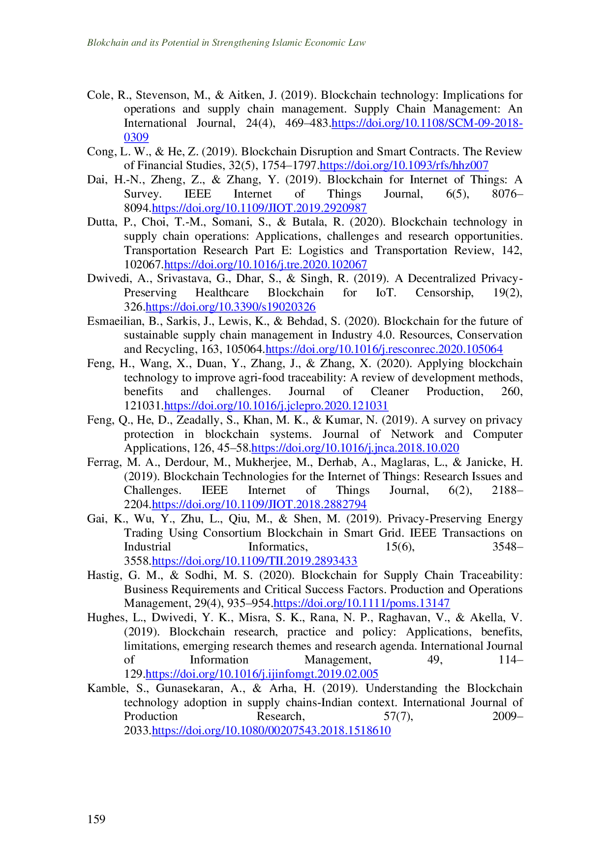 JURIS Blockchain and its Potential in Strengthening Islamic Economic Law