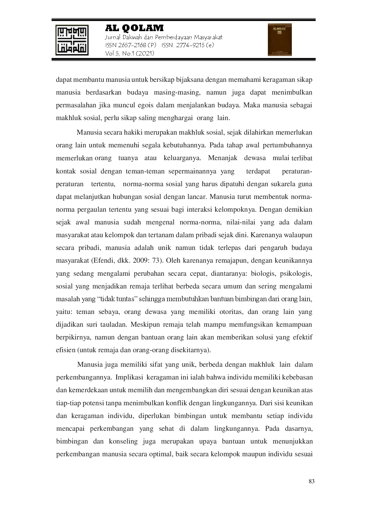 juris Pentingnya Budaya dalam Bimbingan Konseling Islam bagi Remaja