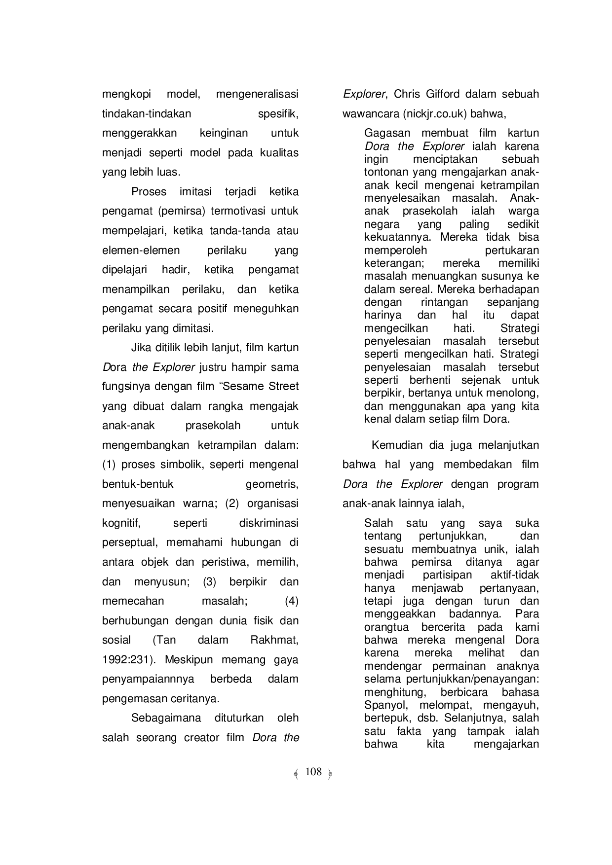 juris Analisis Film Kartun Dora The Explorer