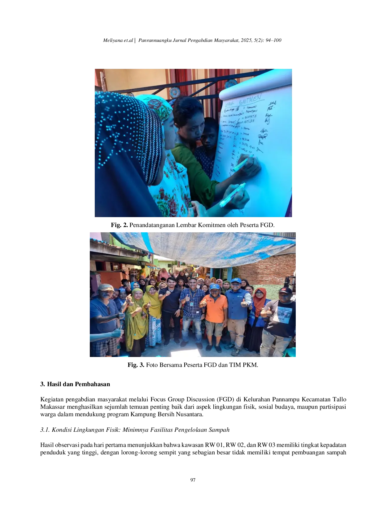 JURIS Optimalisasi Partisipasi Masyarakat Melalui Focus Group Discussion FGD dalam Program Kampung Bersih Nusantara di Kelurahan Pannampu Kecamatan Tallo Kota Makassar