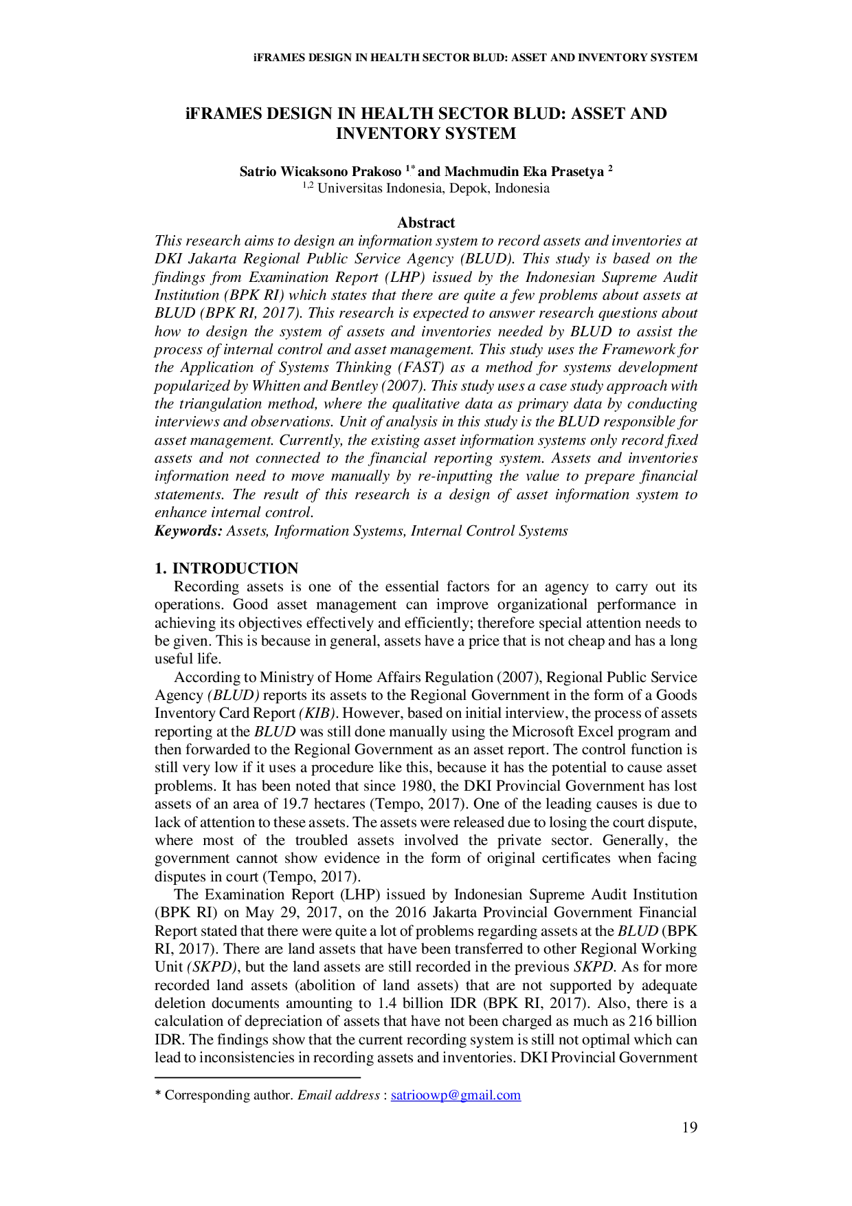 JURIS IFRAMES DESIGN IN HEALTH SECTOR BLUD ASSET AND INVENTORY SYSTEM