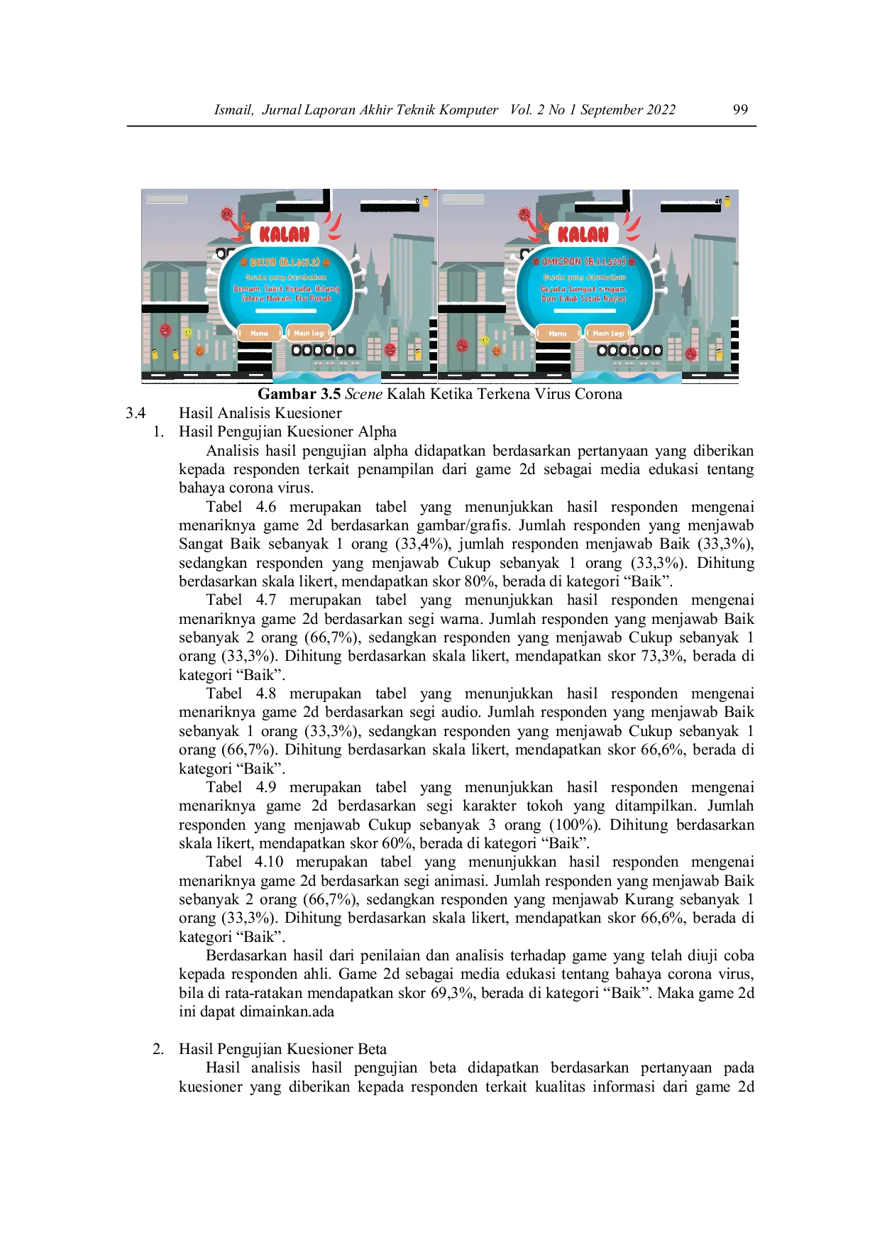 JURIS Perancangan Dan Pembuatan Game 2D Platformer Edukasi Tentang Bahaya Corona Virus