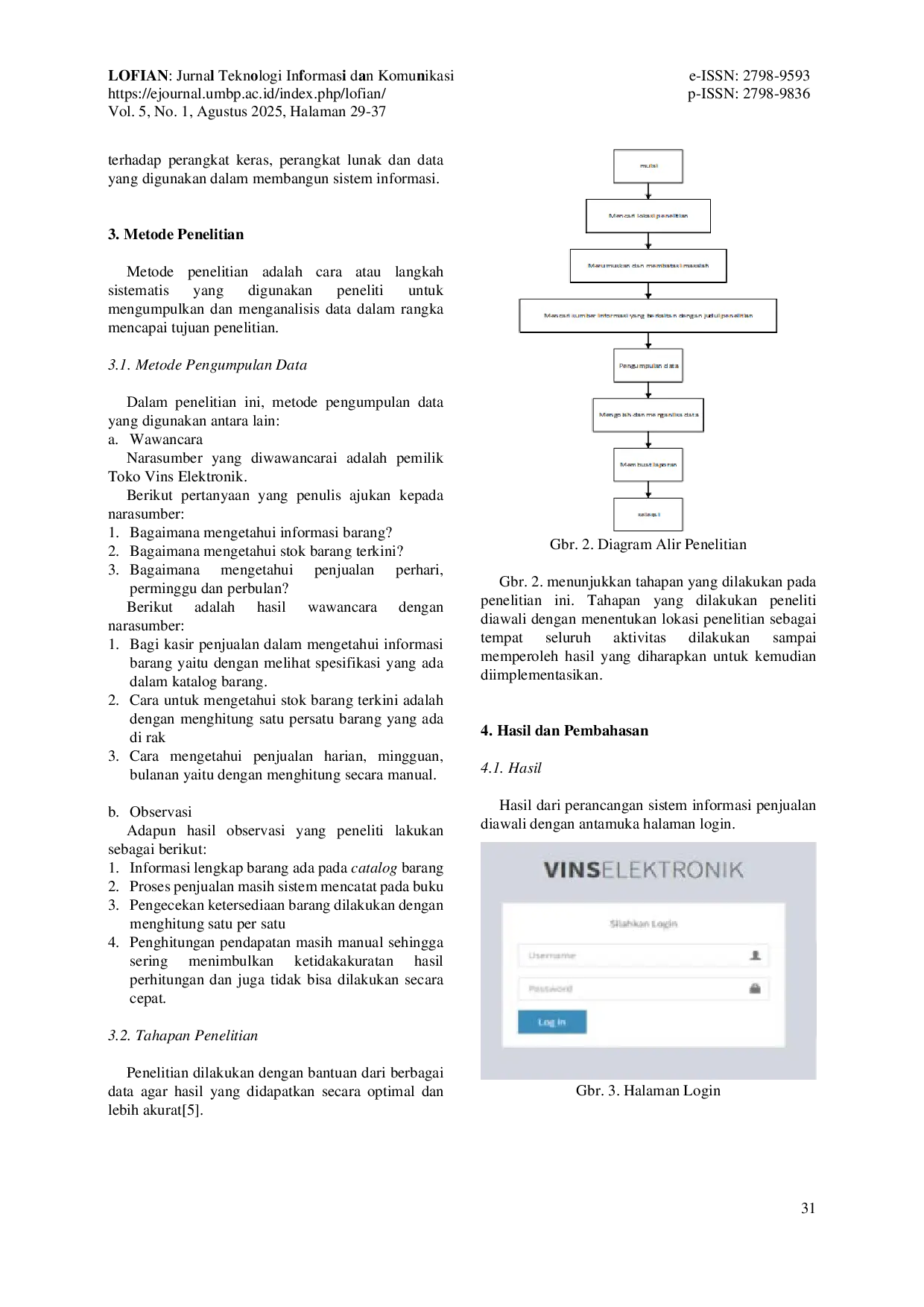 JURIS Metode Waterfall dalam Perancangan Sistem Informasi Penjualan Elektronik
