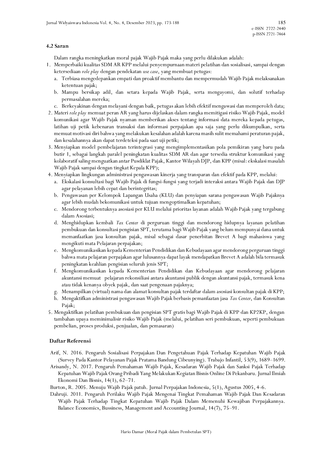 JURIS Moral Pajak dalam Pembetulan SPT