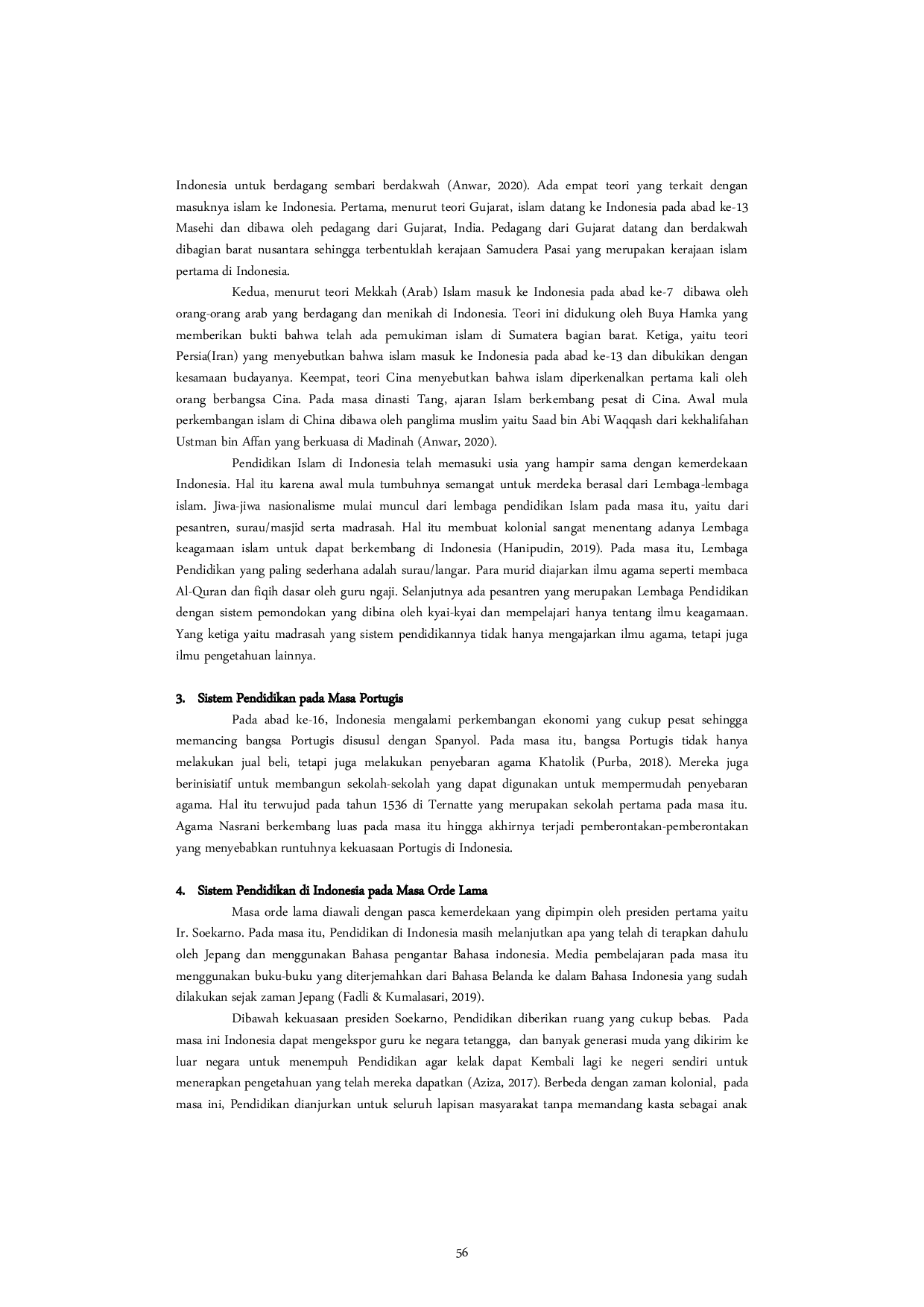 JURIS Sejarah Sistem Pendidikan Di Indonesia Dari Masa Ke Masa Sebuah Studi Literatur