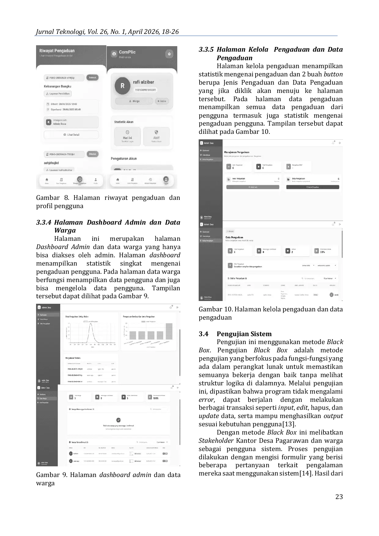 JURIS Rancang Bangun Aplikasi Pengaduan Layanan Publik Sebagai Media Pengaduan Masyarakat Desa Pagarawan Berbasis Android