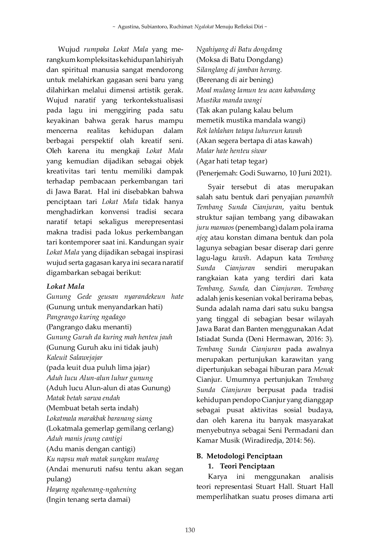 JURIS Ngalokat Menuju Refleksi Diri