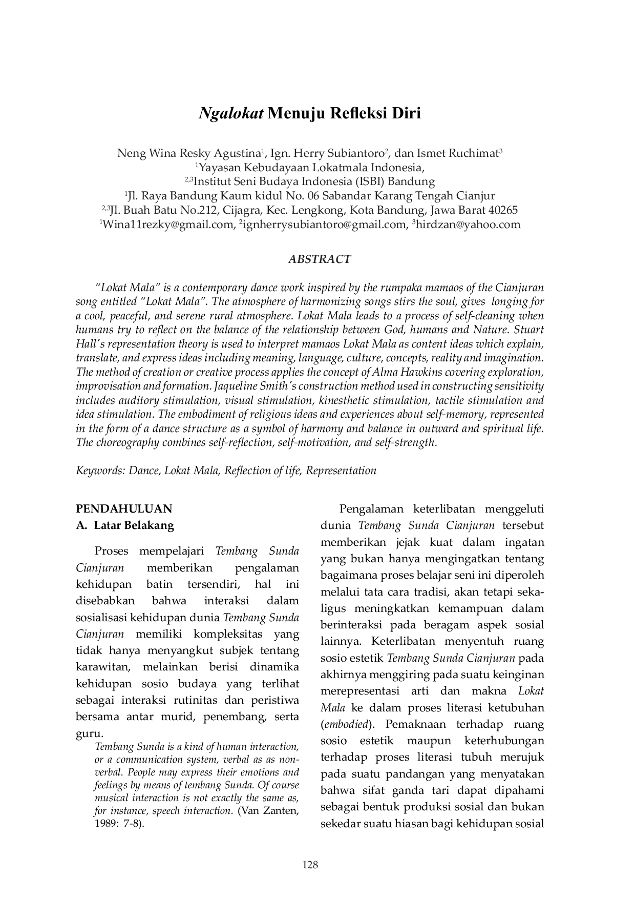 JURIS Ngalokat Menuju Refleksi Diri