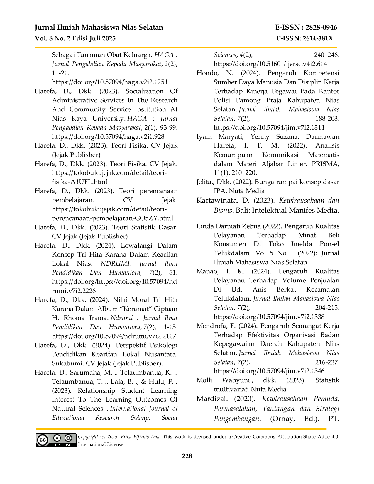 JURIS Pengaruh Karakteristik Wirausaha Dan Kreativitas Wirausaha Terhadap Keberhasilan Usaha Studi Empiris Pada Pedagang Sayur Di Kecamatan Teluk Dalam