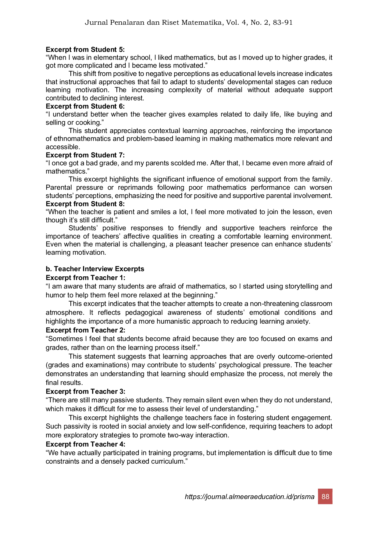 JURIS Students Perceptions Of Mathematics As A Frightening Subject