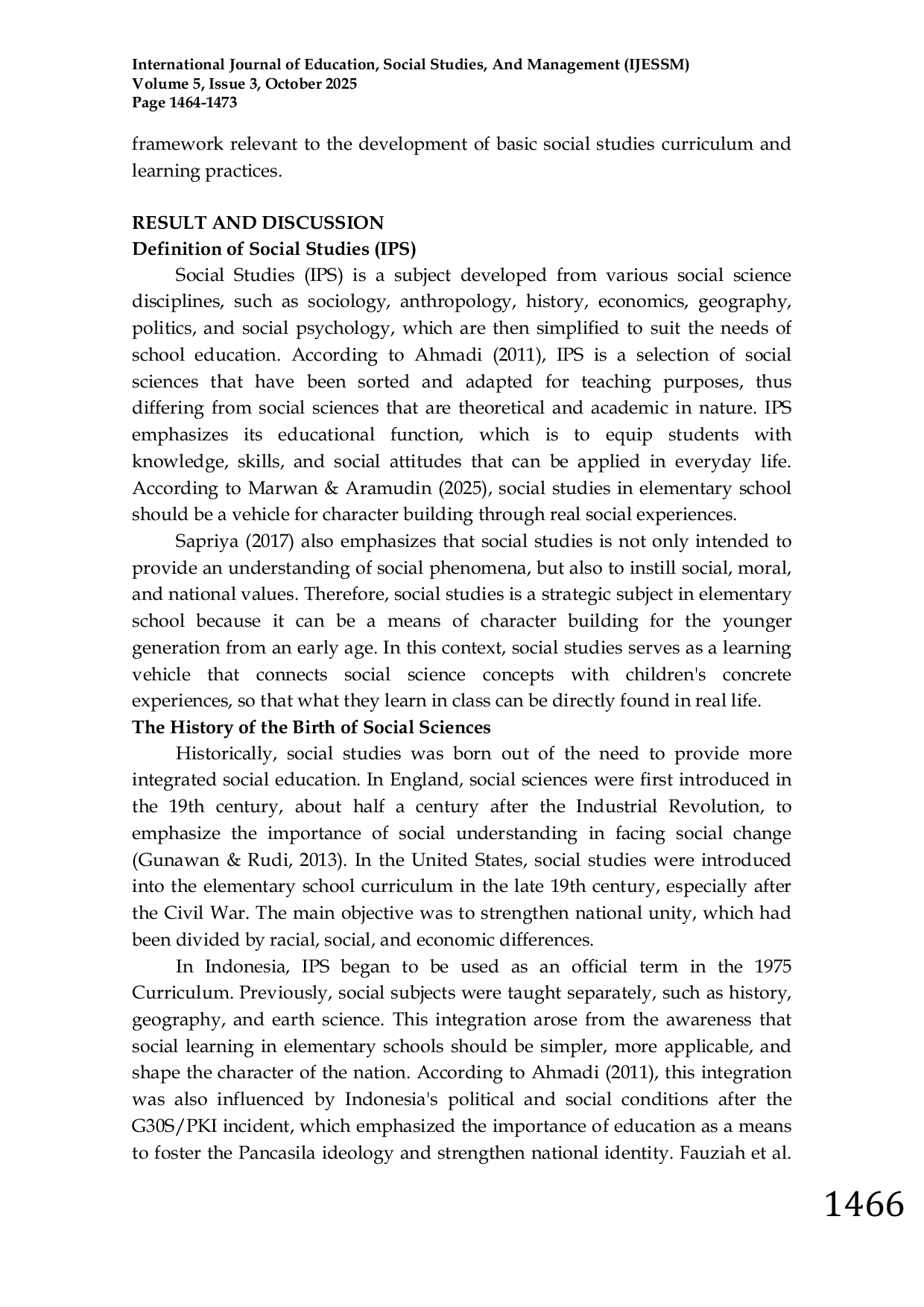 JURIS Bold Basics of Social Studies in Elementary School