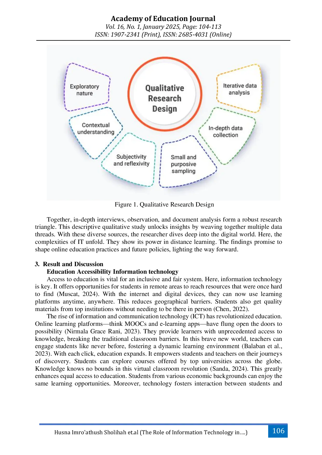 JURIS The Role of Information Technology in Enhancing the Quality of Distance Learning in the Digital Era