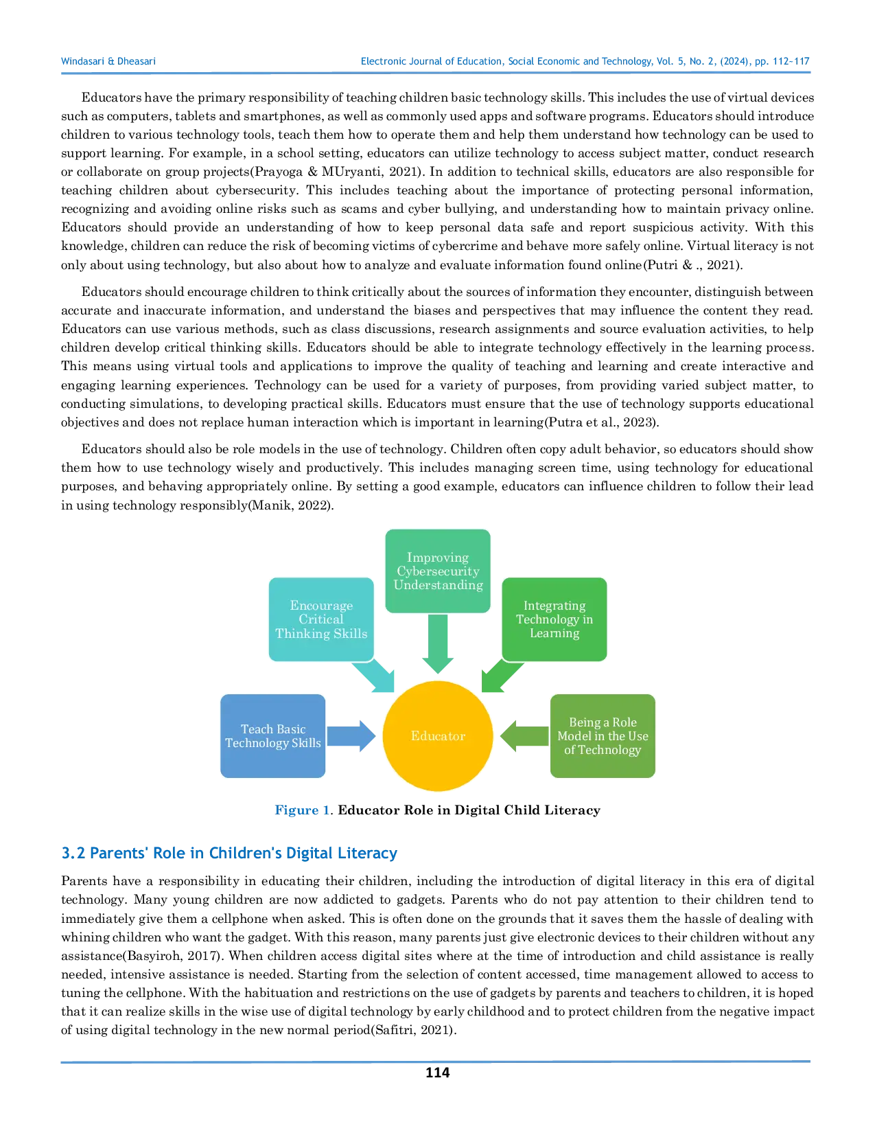JURIS Peran Orang Tua dan Pendidik dalam Literasi Digital Anak Usia Dini