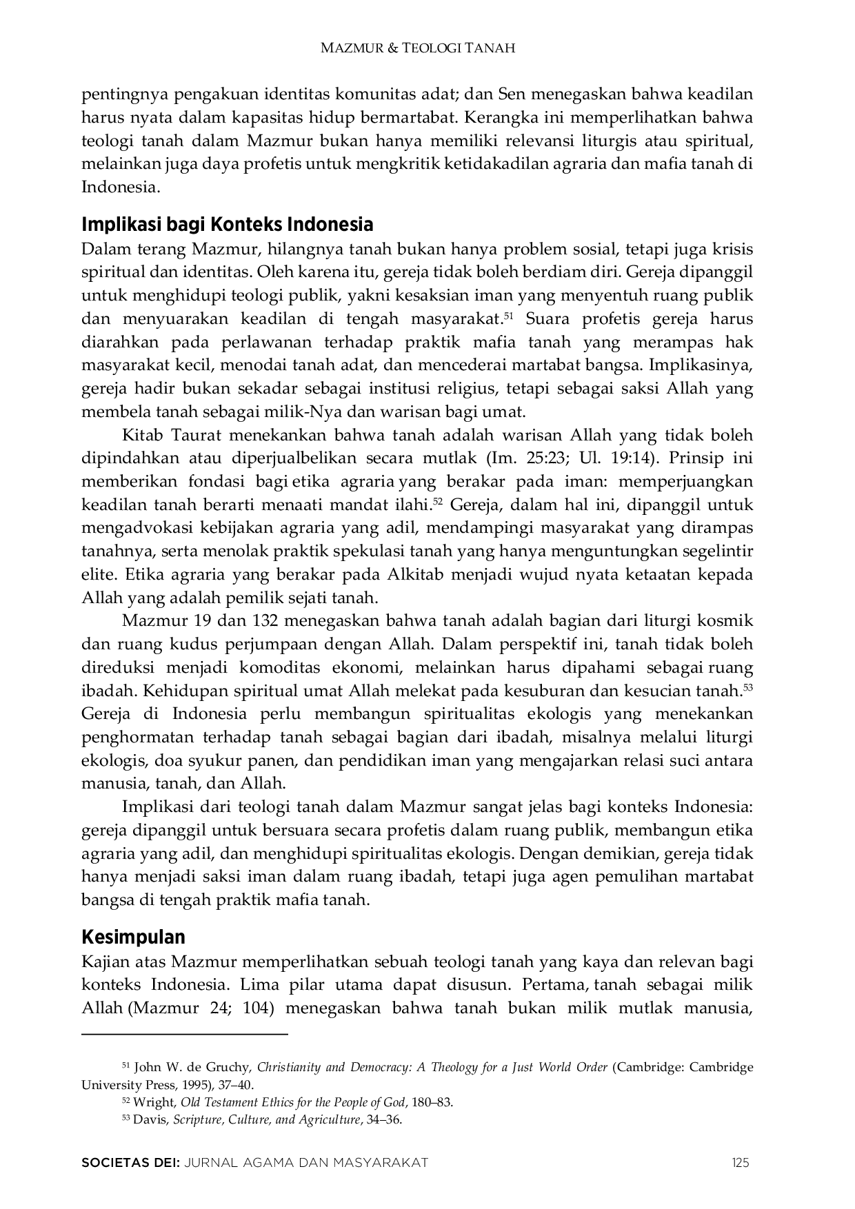 JURIS Mazmur dan Teologi Tanah