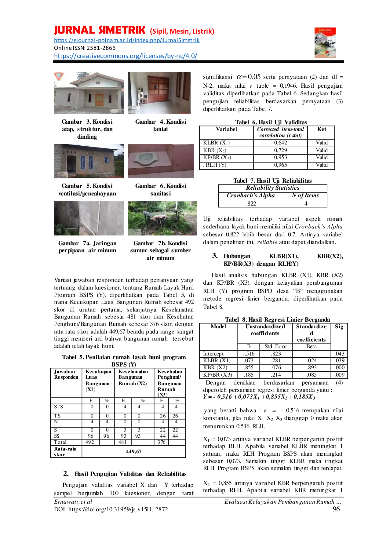 JURIS Evaluasi Kelayakan Pembangunan Rumah Sederhana Program Bantuan Stimulan Perumahan Swadaya