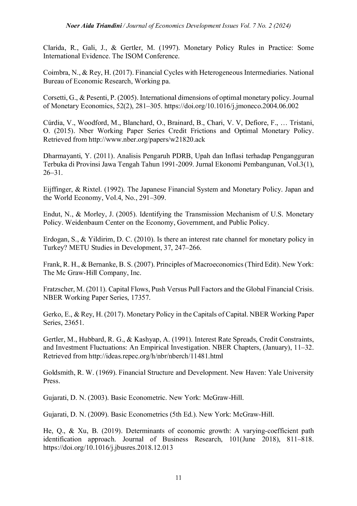 JURIS The Impact Of The Monetary Policy s Interest Rate Transmission On Indonesia s Regional Economic Growth