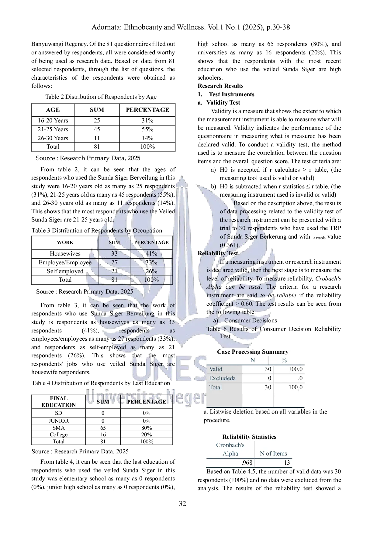 JURIS The Influence of The Social Environment Marketing Techniques and The Form of TRP Sunda Siger Veild on Consumer Decisions in Wongsorejo District
