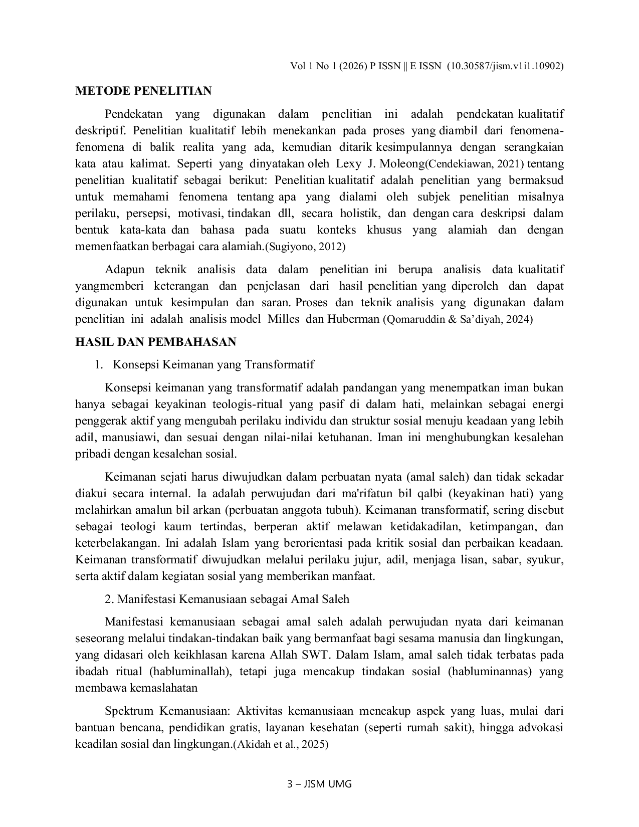 JURIS Dialektika Iman dan Amal Saleh Menjembatani Teologi Vertikal dengan Kemanusiaan Horizontal