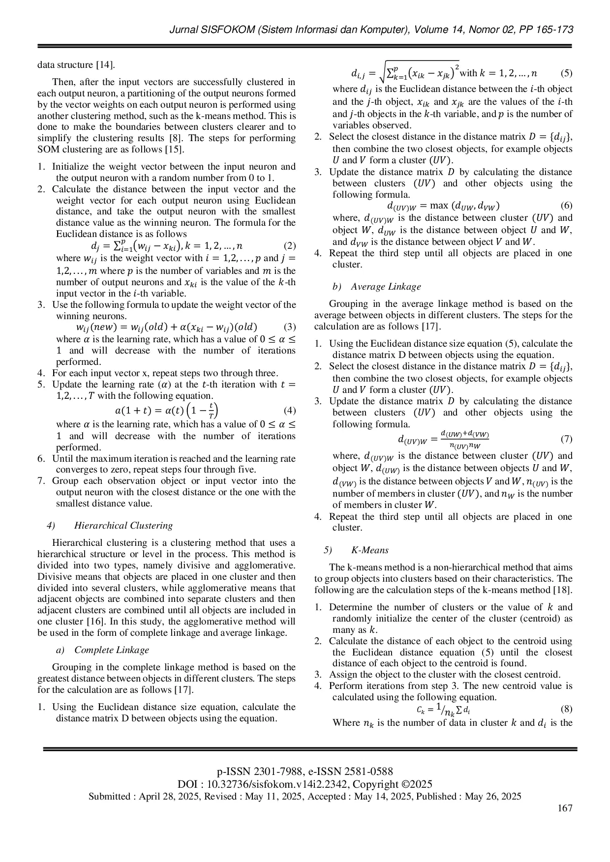 JURIS Clustering Snack Products Based on Nutrition Facts Using SOM and K Means for Diabetic Dietary Recommendation