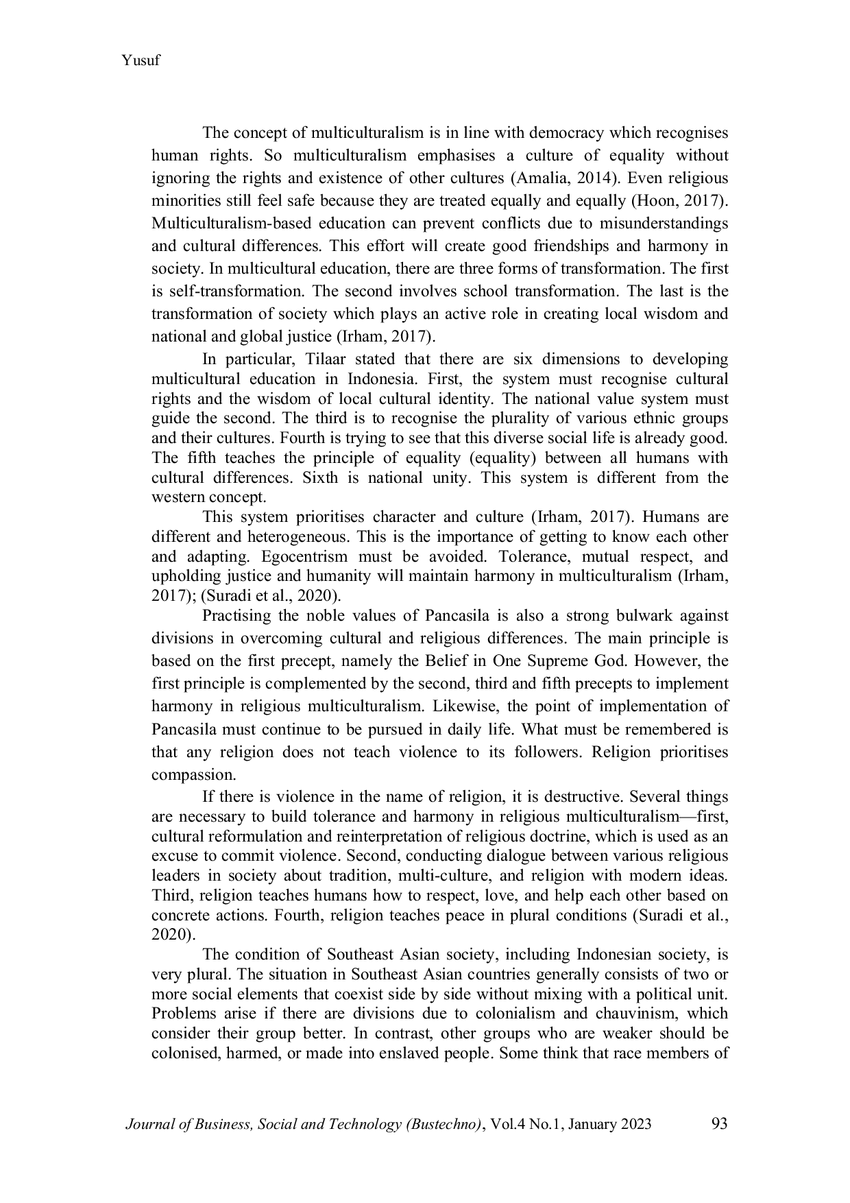 JURIS The Role Of Pancasila In View From The Sociology Of Religion In The Globalisation Era