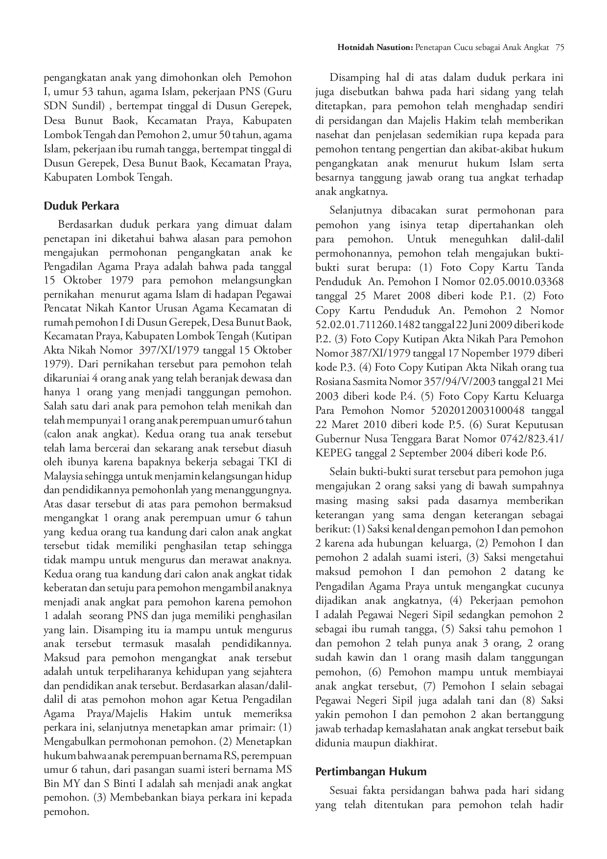 juris Penetapan Cucu Sebagai Anak Angkat