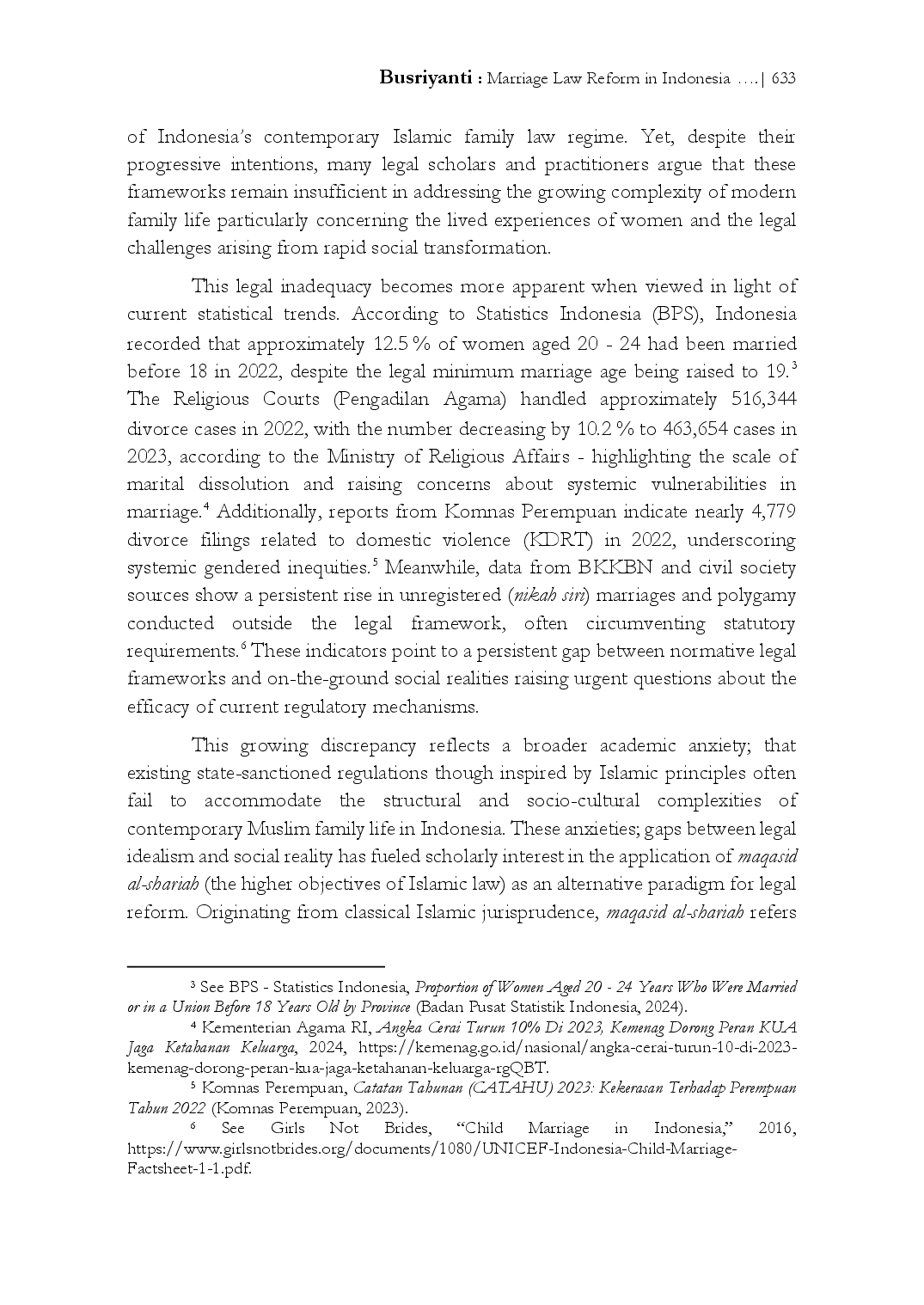 juris Marriage Law Reform in Indonesia A Maqasid al Usrah Perspective on Legal Adaptation