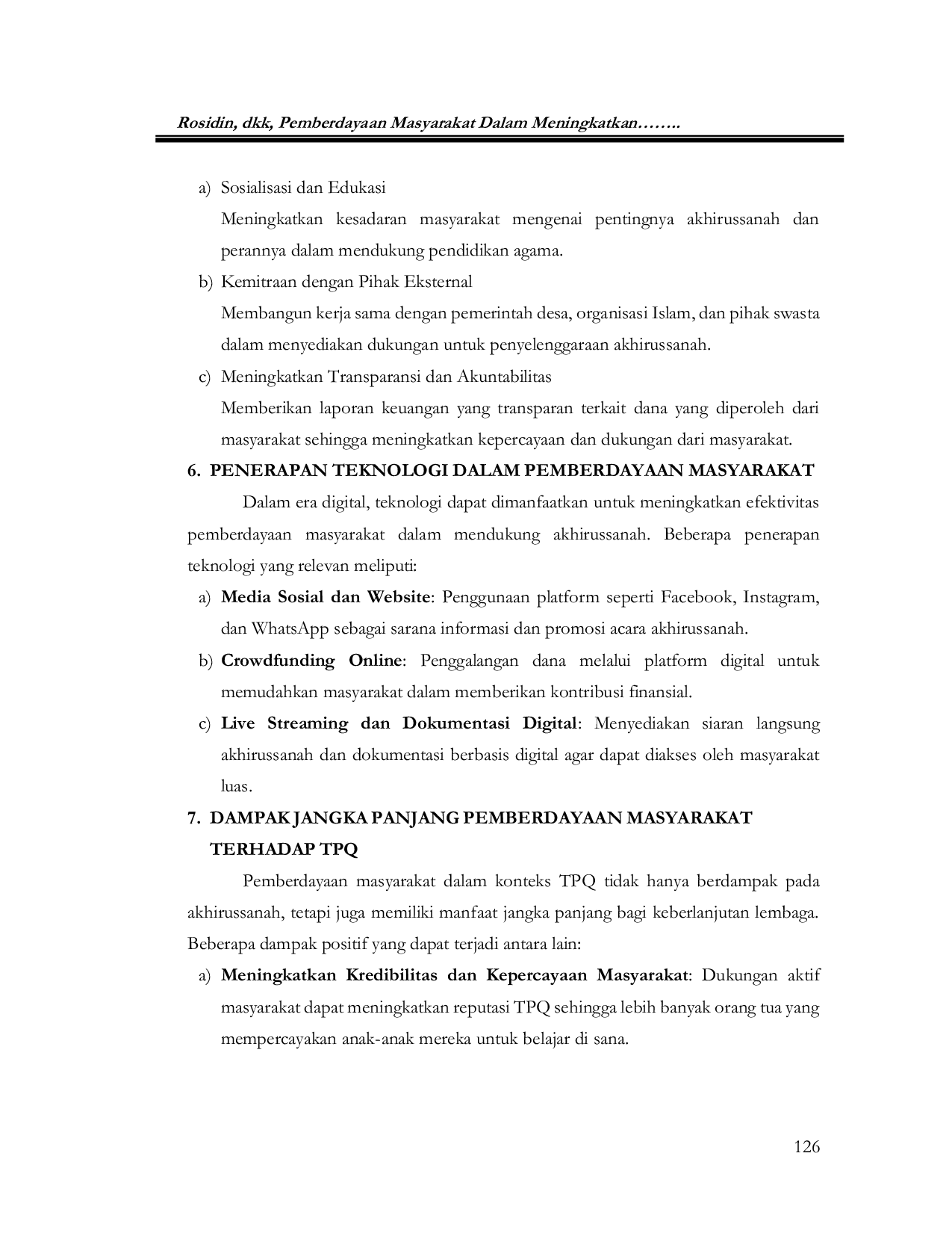 JURIS PEMBERDAYAAN MASYARAKAT DALAM MENINGKATKAN KUALITAS AKHIRUSSANAH STUDI KASUS DI TPQ DARUL AMANAH DESA TLAHAB KECAMATAN GEMUH KABUPATEN KENDAL