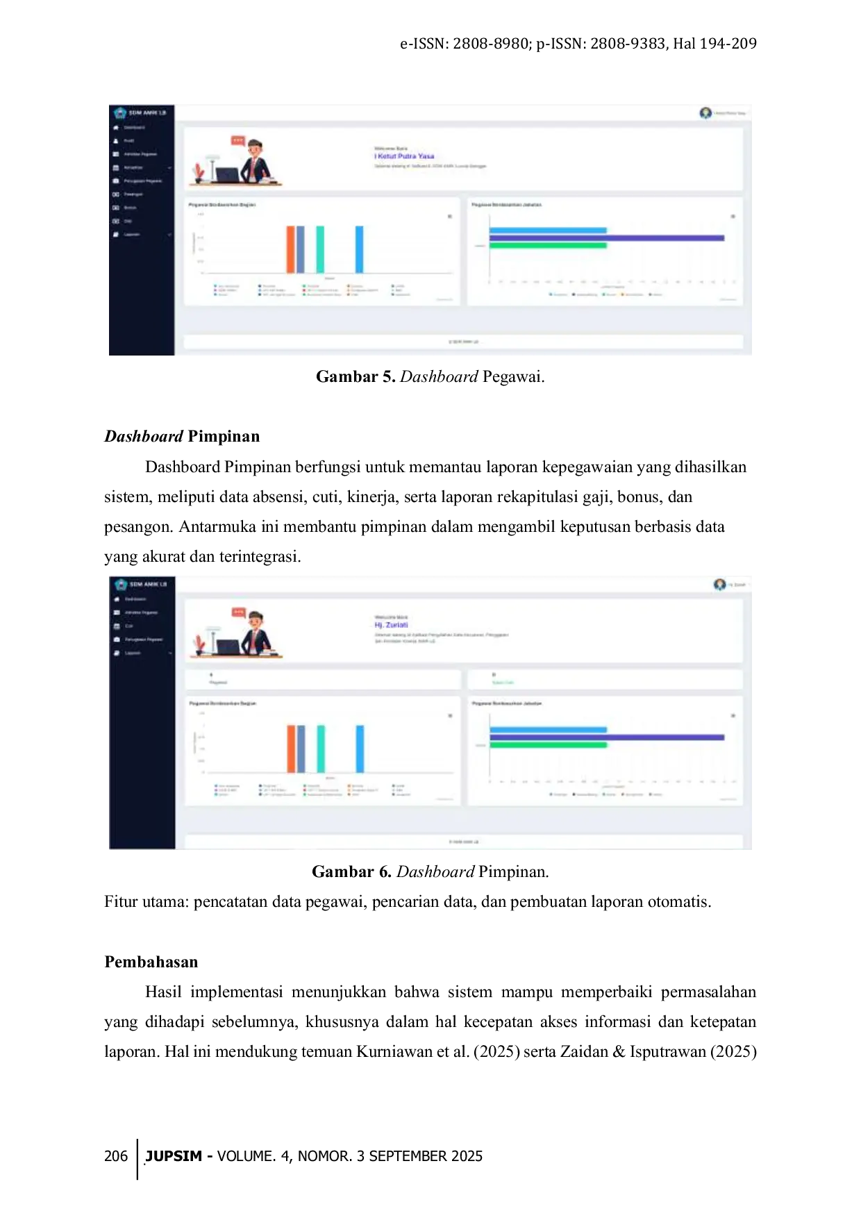 JURIS Sistem Informasi Sumber Daya Manusia SDM pada AMIK Luwuk Banggai Berbasis Web