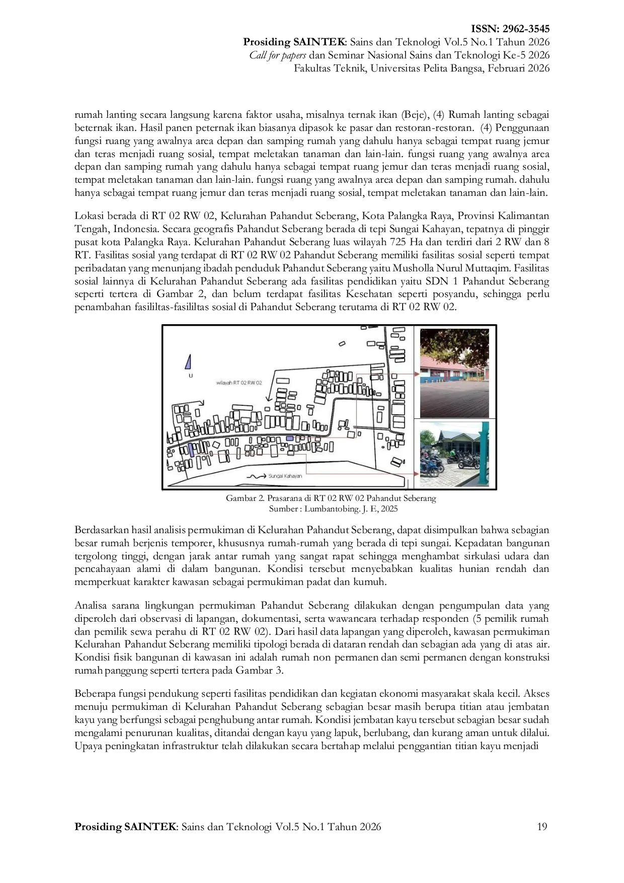 JURIS Prinsip Prinsip Penataan Permukiman Tepian Sungai Kahayan Kelurahan Pahandut Seberang