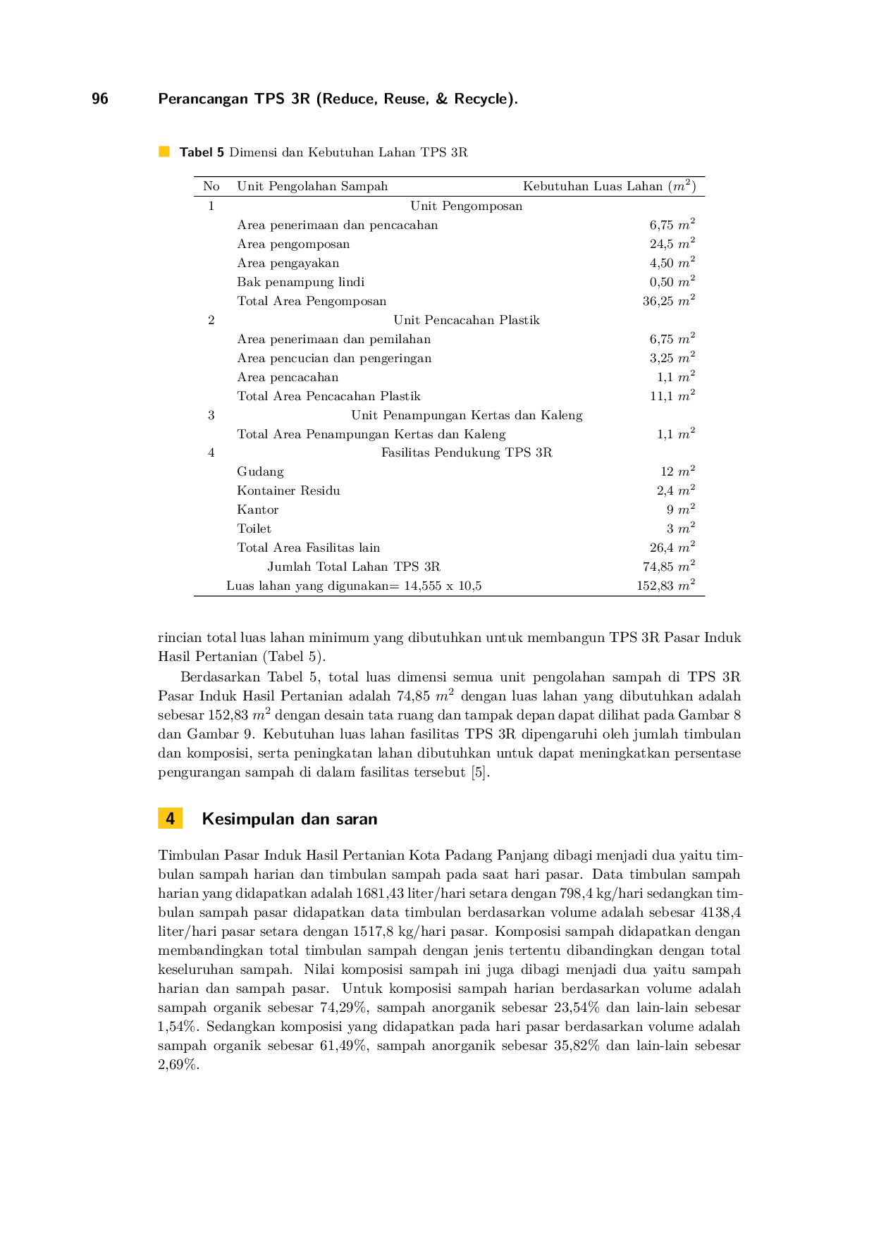 JURIS Pengelolaan Sampah Berkelanjutan di Pasar Induk Hasil Pertanian Kota Padang Panjang Pendekatan 3R Reduce Reuse Recycle