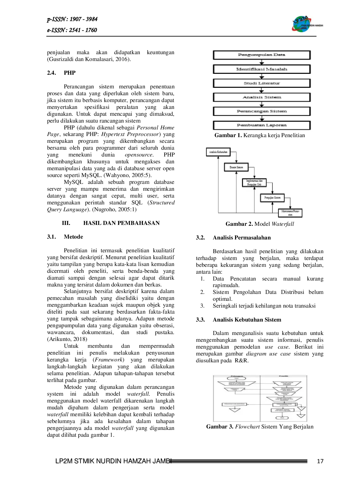 JURIS SISTEM INFORMASI PENJUALAN MAKANAN RINGAN SIPMAR BERBASIS WEB PADA R R DENGAN PHP DAN MYSQL System Information Sales Web PHP MySql