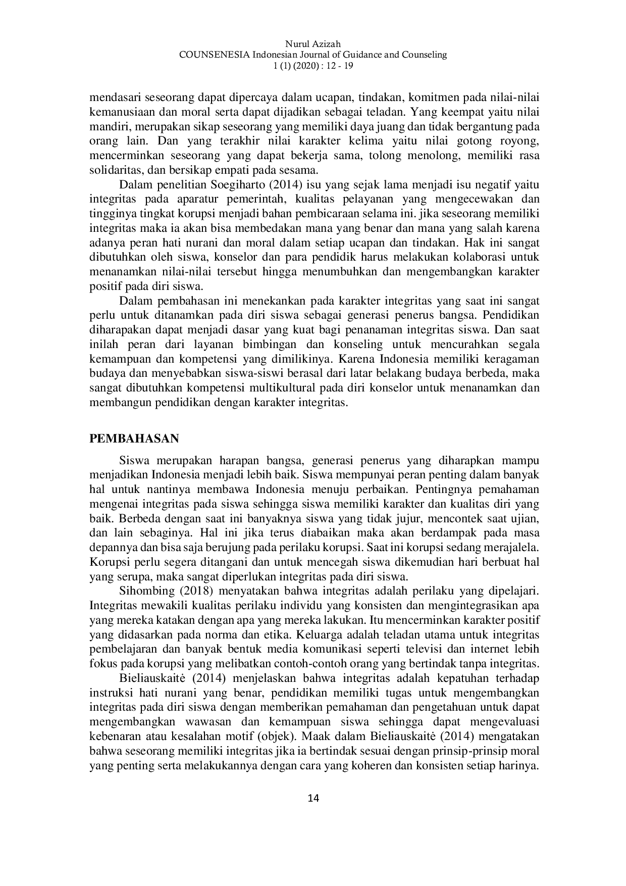 JURIS Urgensi Kompetensi Multikultural dari Konselor Sebagai Sarana Membangun Integritas Bangsa