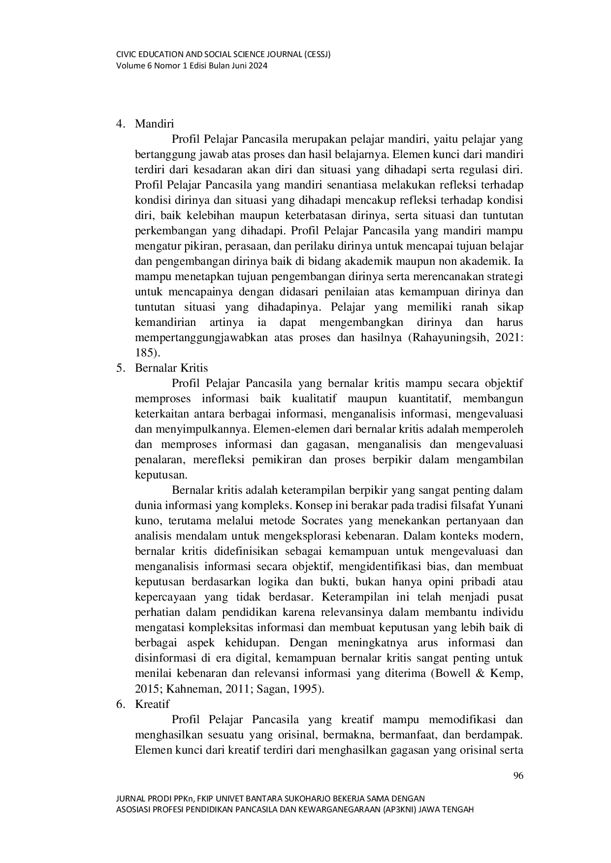 JURIS Keterlibatan Warga Negara Civic Engagement dalam Penguatan Profil Pelajar Pancasila