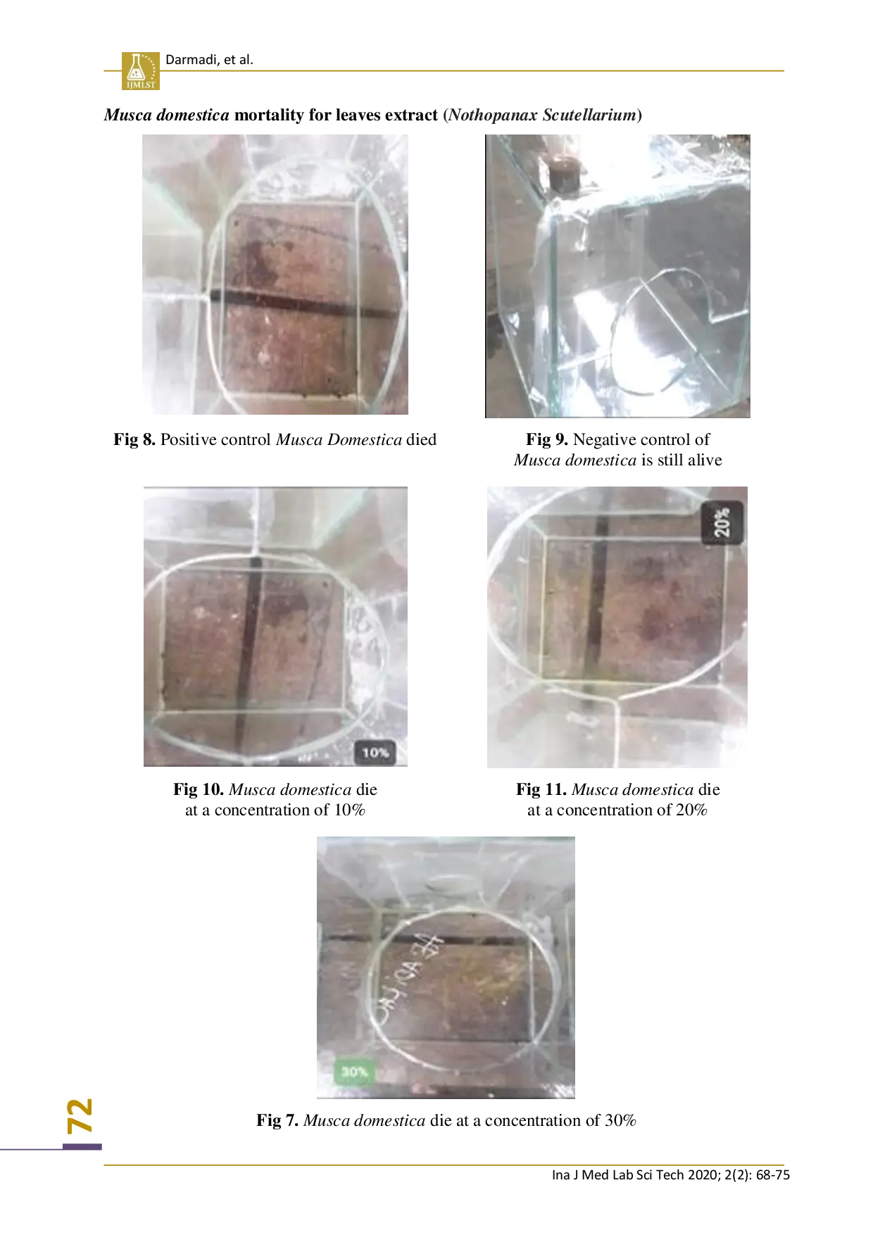 juris COMPARISON OF LEAVES AND BARK MANGKOKAN Nothopanax scutellarium EXTRACTS AGAINST THE DEATH OF HOUSE FLIES Musca domestica