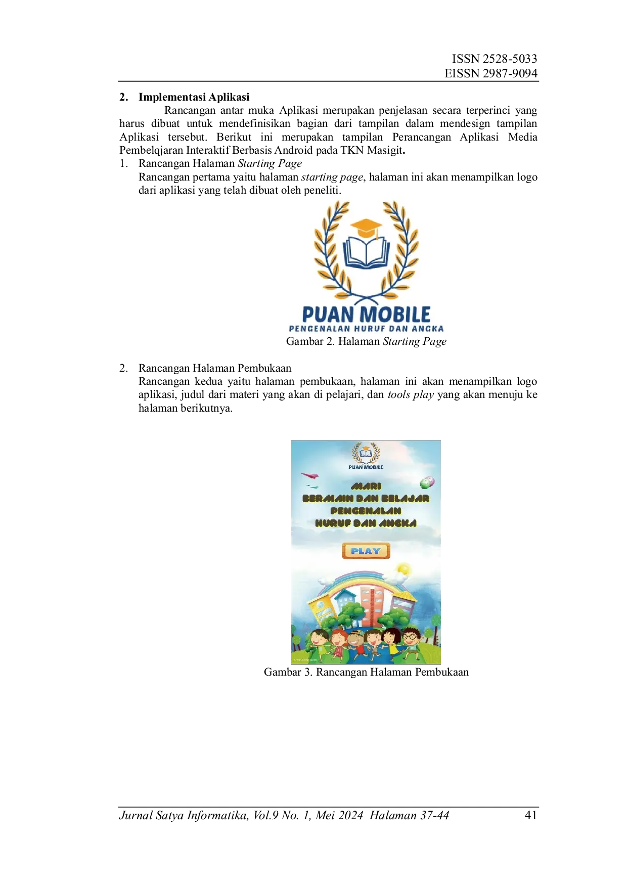 JURIS Pengembangan Media Pembelajaran Interaktif untuk TKN Masigit TA 2022 2023 Menggunakan Smart App Creator