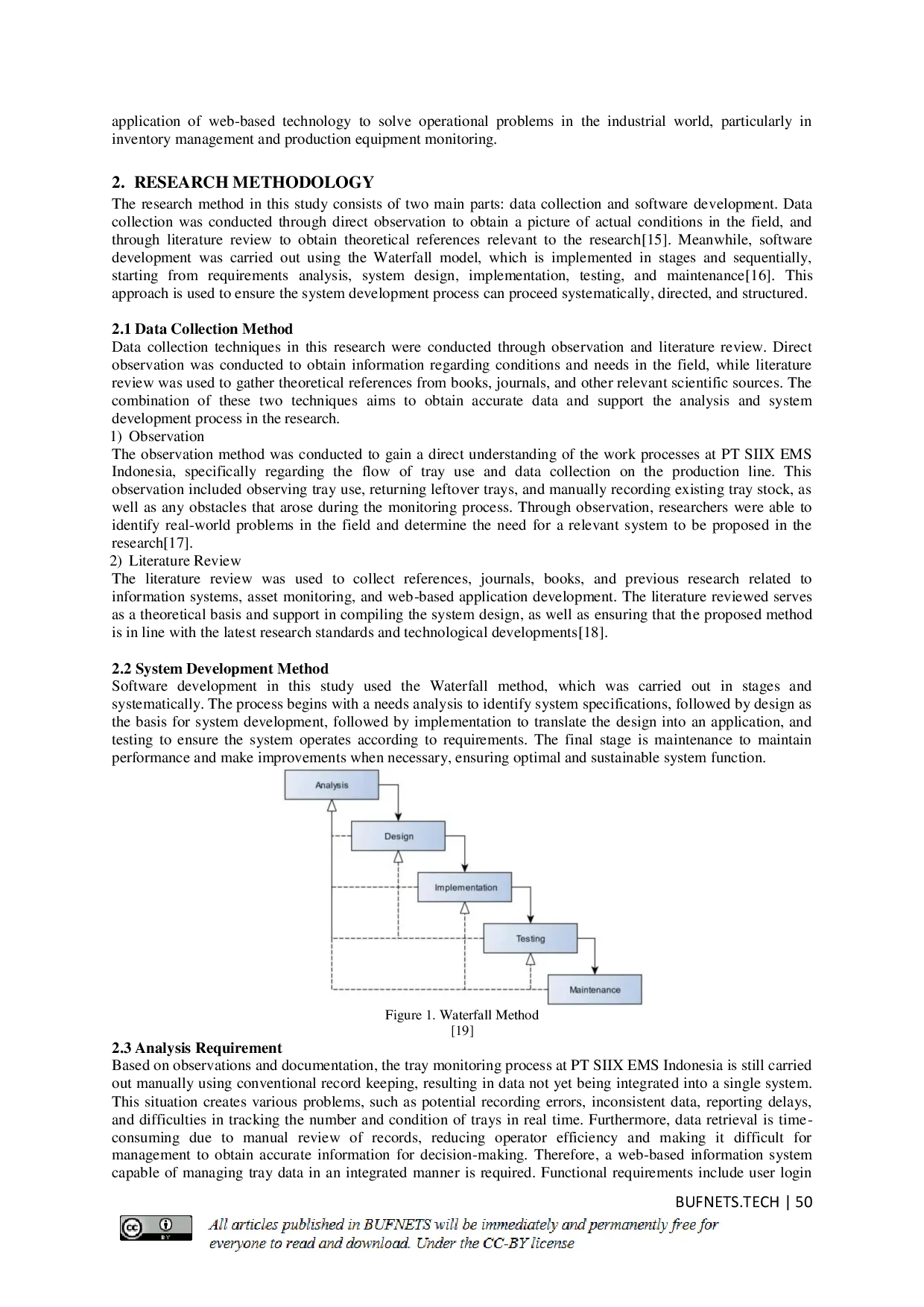 JURIS Web Based Tray Monitoring Application Using CodeIgniter CI Framework Case Study of PT SIIX EMS Indonesia