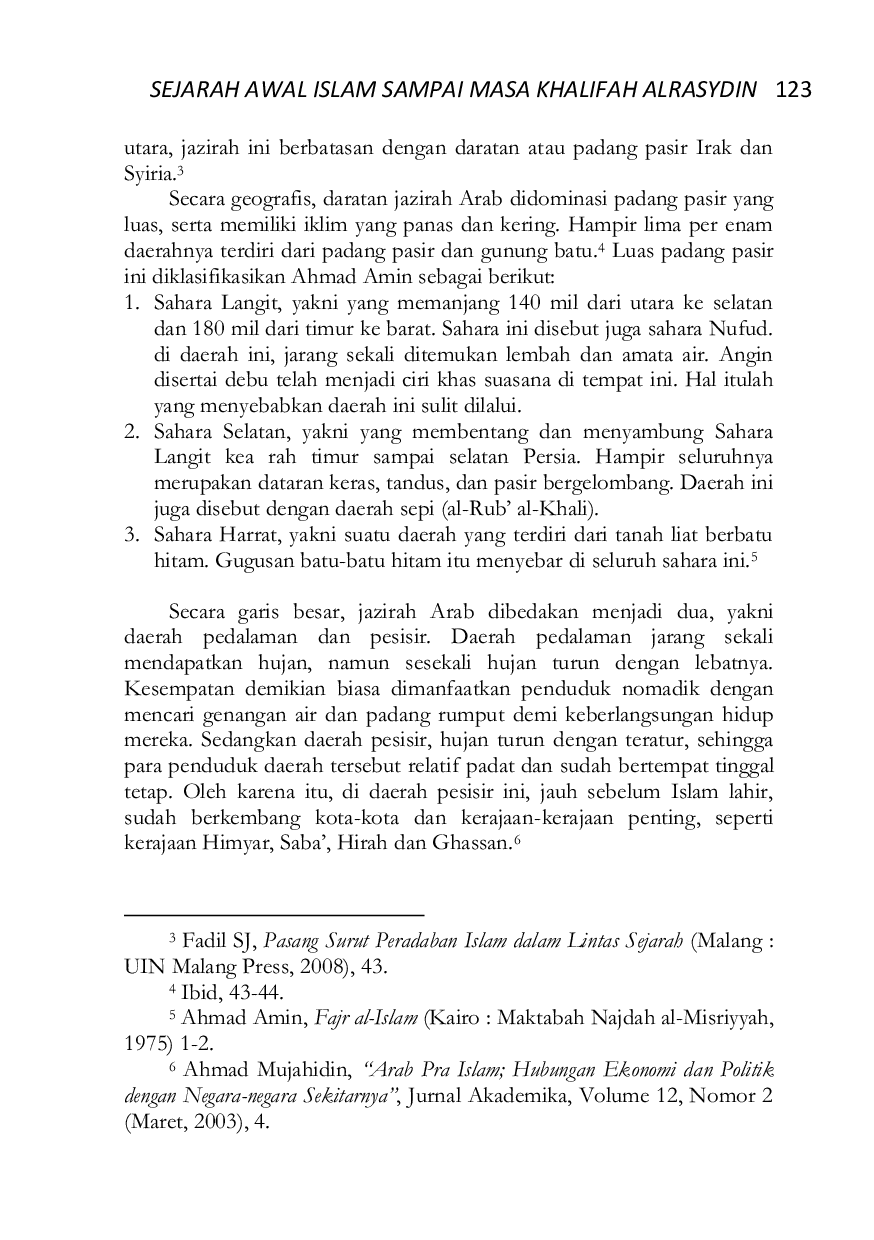 JURIS Sejarah Awal Islam Sampai Masa Khalifah Alrasydin