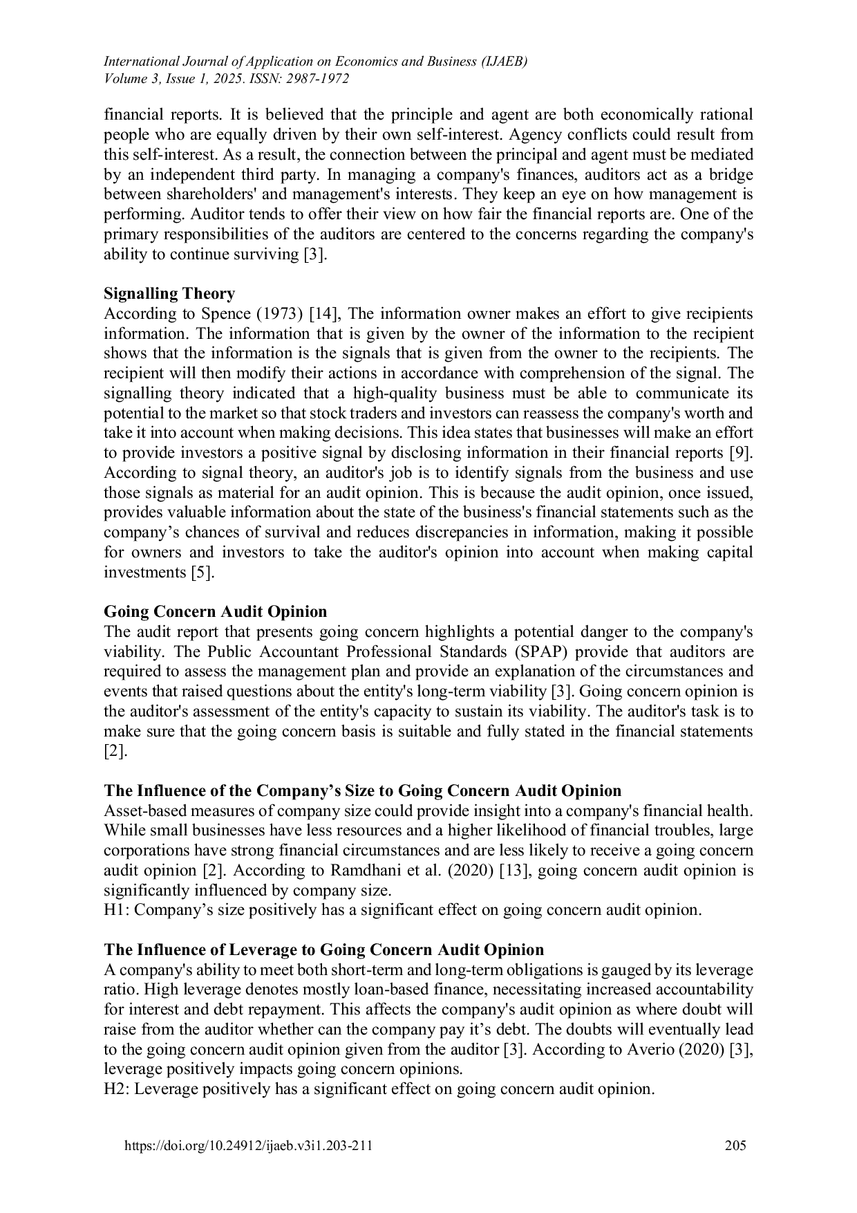 JURIS Several Factors Affecting Auditor s Going Concern Opinion on Apparel and Luxury Companies Listed on IDX During the COVID 19 Pandemic