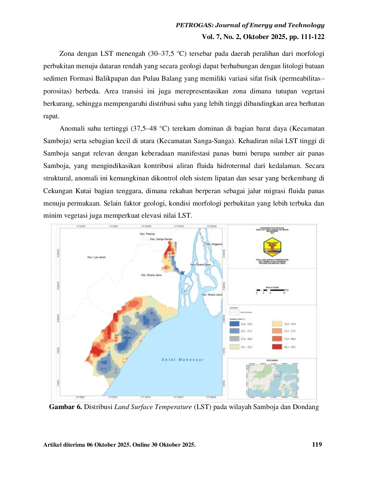 JURIS Kajian Pendahuluan Potensi Panas Bumi Temperatur Rendah Sedang Di Cekungan Kutai Studi Kasus Daerah Samboja Dan Dondang