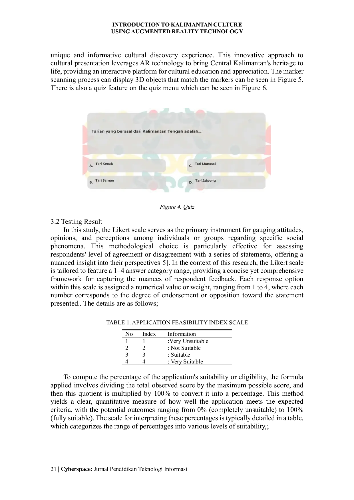 JURIS Introduction to Kalimantan Culture Using Augmented Reality Technology